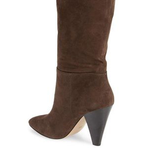 Something Navy Parker Chocolate Suede Boot